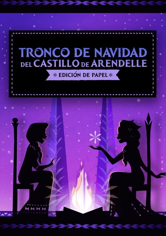 Tronco navideño del castillo de Arendelle