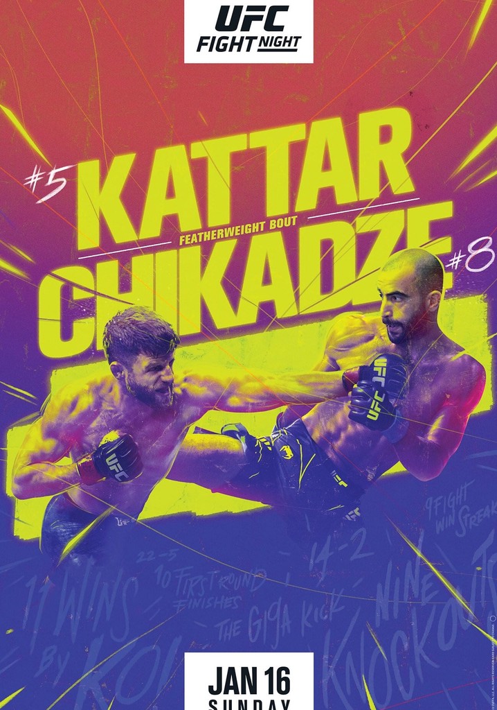 UFC on ESPN 32: Kattar vs. Chikadze