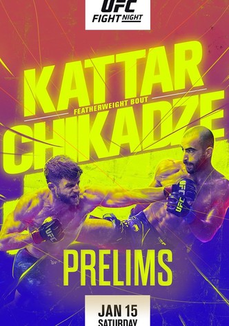 UFC on ESPN 32: Kattar vs. Chikadze - Prelims
