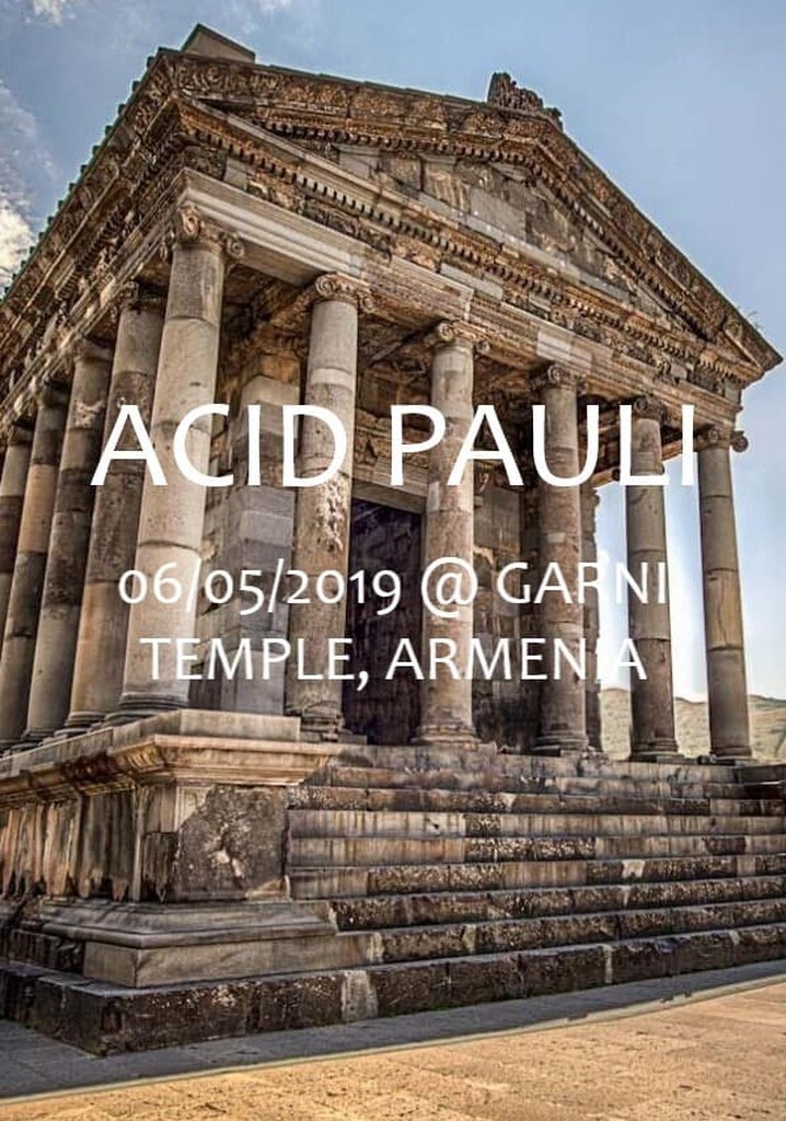 Acid Pauli at Garni Temple near Yerevan, Armenia