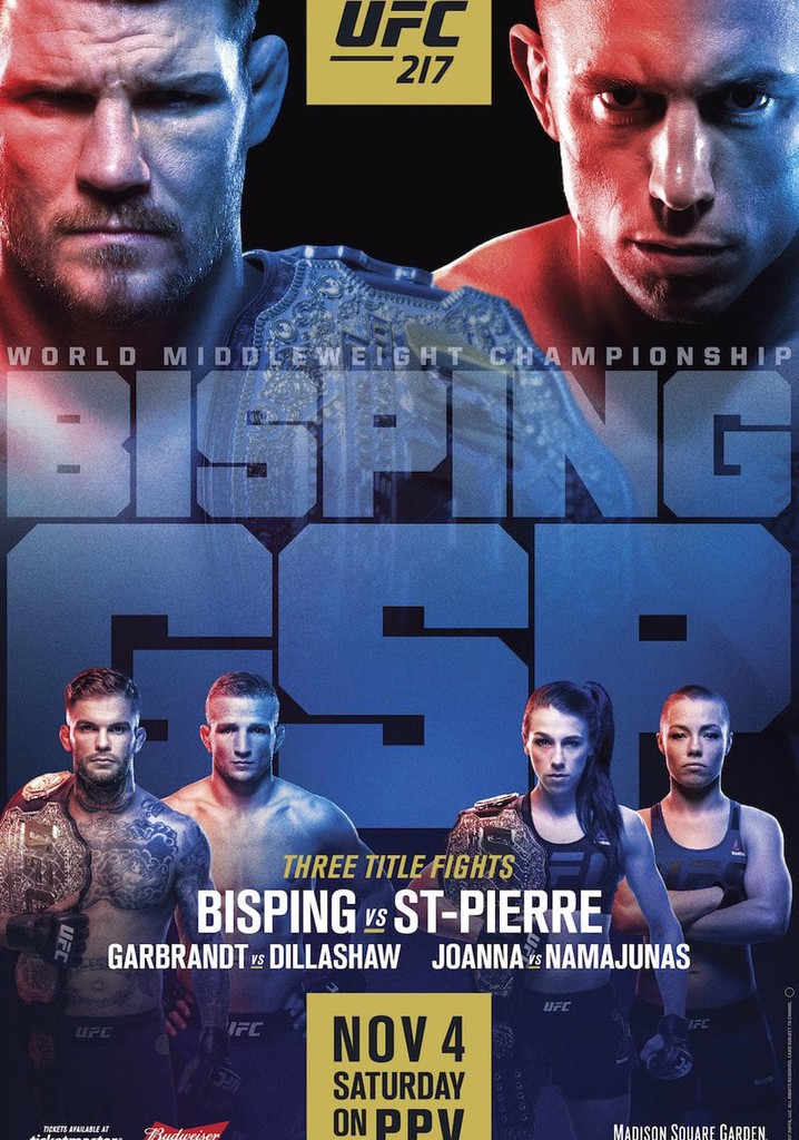 UFC 217: Bisping vs. St-Pierre