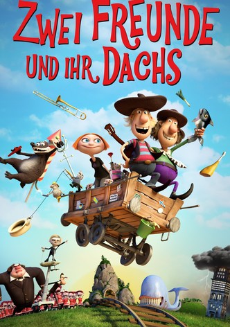 Zwei Freunde und ihr Dachs