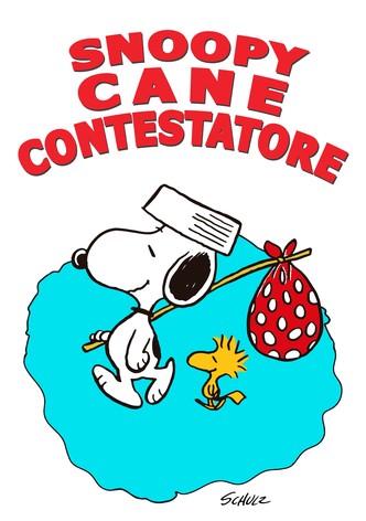 Snoopy cane contestatore