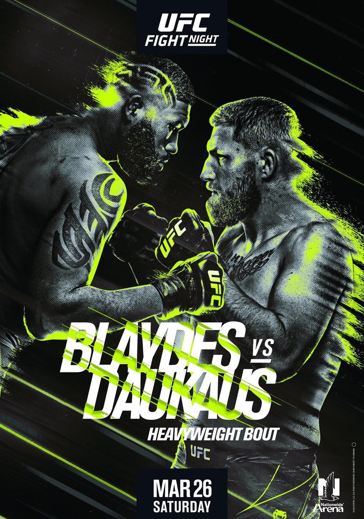 UFC on ESPN 33: Blaydes vs. Daukaus