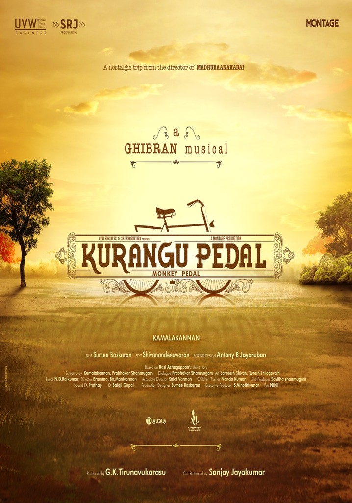 Kurangu Pedal streaming: where to watch online?