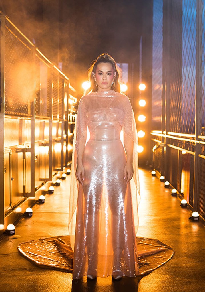 Rita Ora at the Eiffel Tower