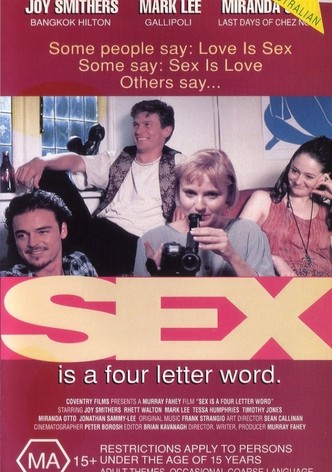 Sex Is a Four Letter Word