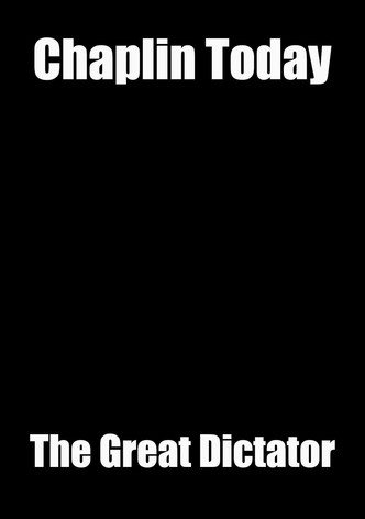 Chaplin Today: 'The Great Dictator'
