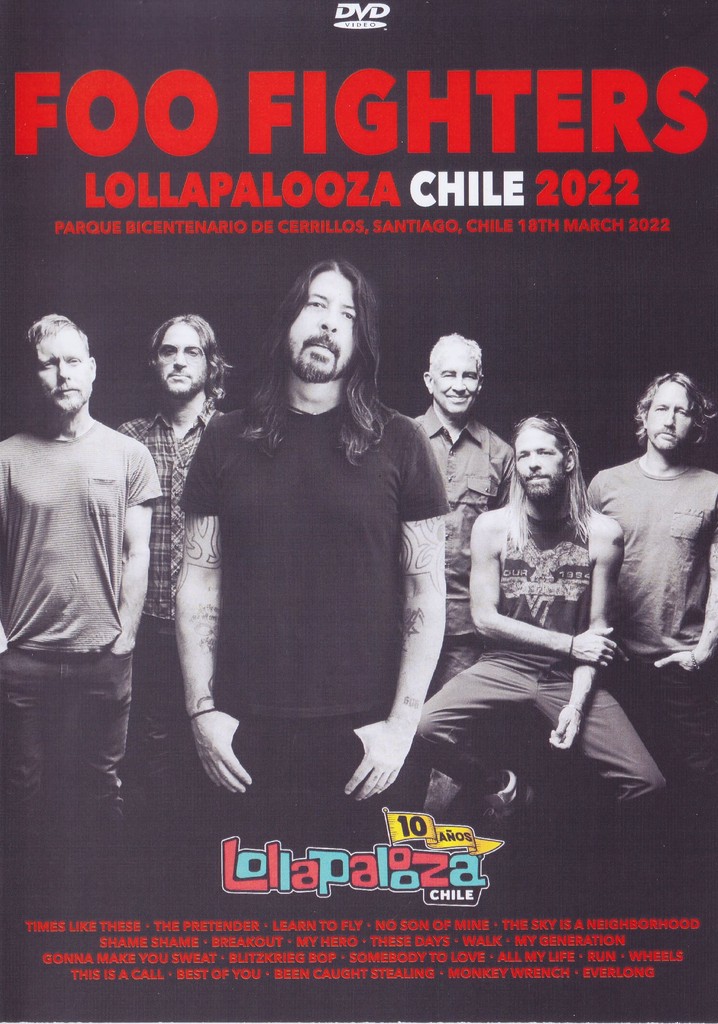 Foo Fighters Live at Lollapalooza Chile 2022