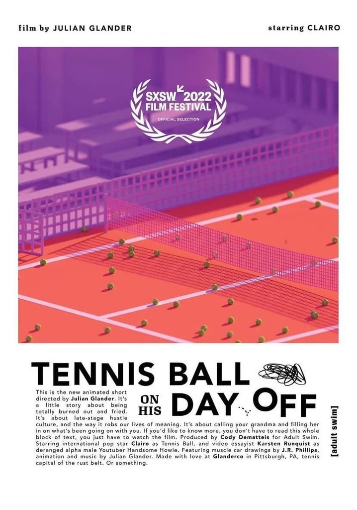 Tennis Ball on His Day Off