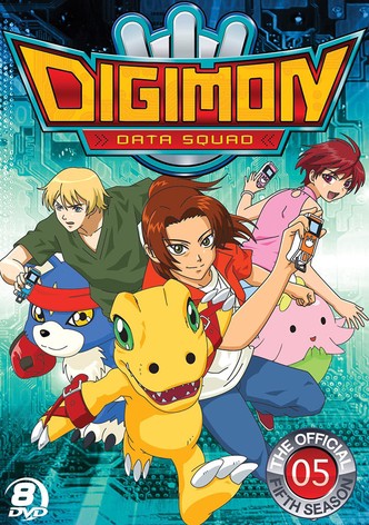 Onde assistir à série de TV Digimon Data Squad em streaming on-line?