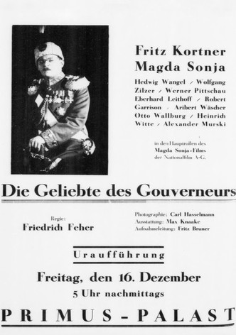 Die Geliebte des Gouverneurs