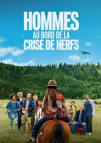 Hommes au bord de la crise de nerfs
