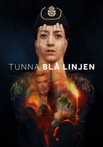 Tunna blå linjen