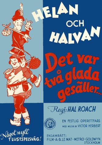 Det var två glada gesäller