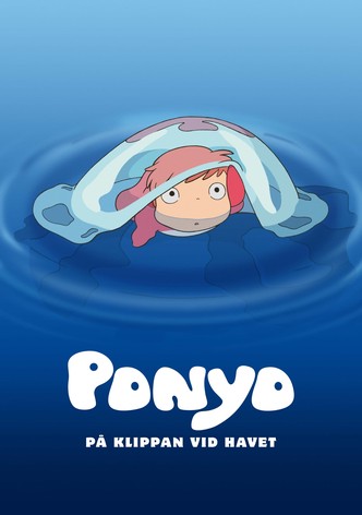 Ponyo på klippan vid havet