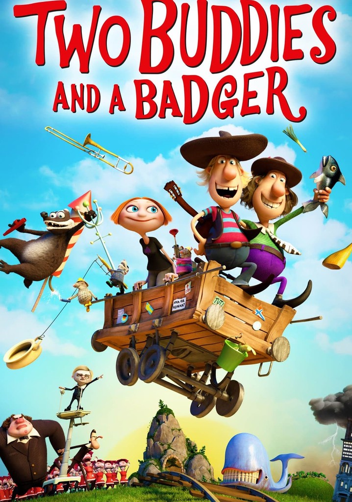 Two Buddies and a Badger