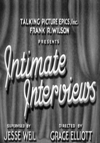 Intimate Interviews: Walter Huston