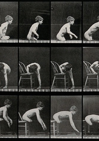 A double amputee climbing on to a chair, descending from a chair