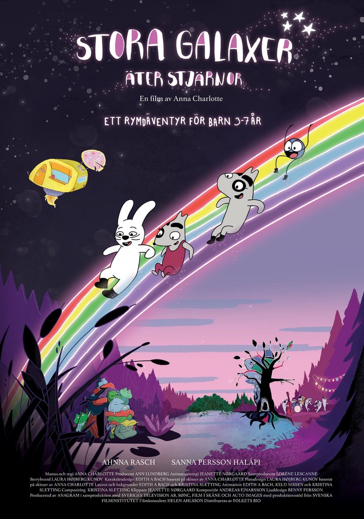 Stora Galaxer Äter Stjarnor