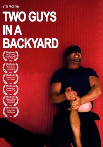 Two Guys in a Backyard