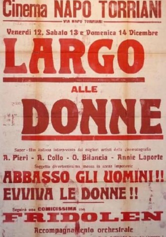 Largo alle donne!