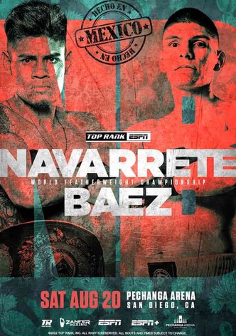 Emanuel Navarrete vs. Eduardo Baez