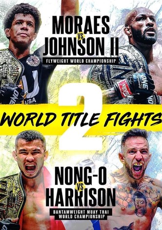 ONE on Prime Video 1: Moraes vs. Johnson II