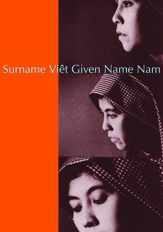 Surname Viet Given Name Nam