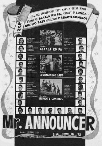 Mr. Announcer