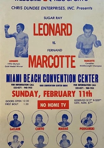Sugar Ray Leonard vs. Fernand Marcotte