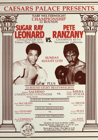 Sugar Ray Leonard vs. Pete Ranzany