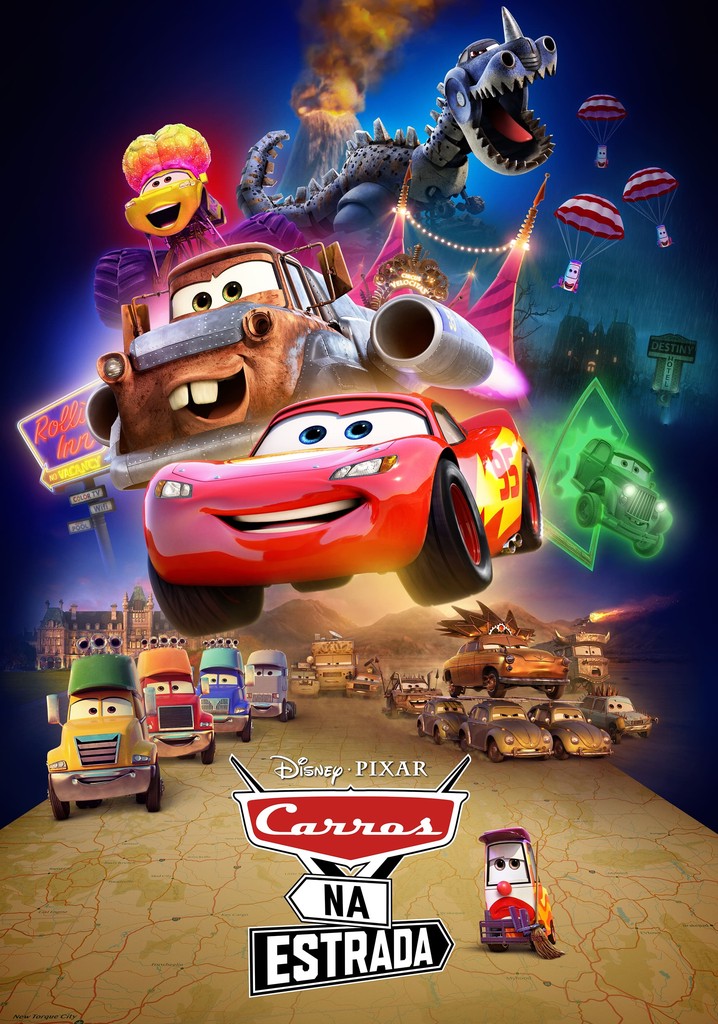 Onde assistir online a todos os filmes de 'Carros