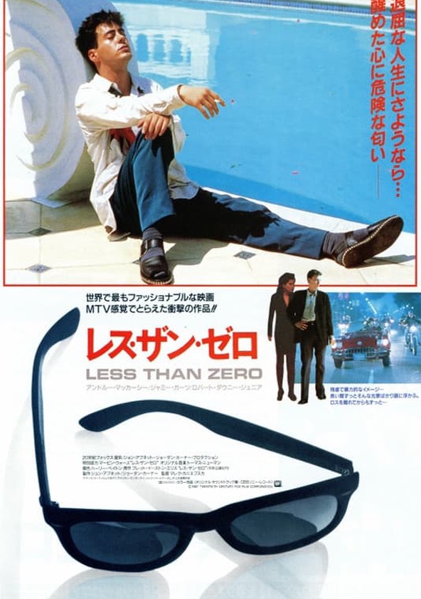 Less than Zero 映画 動画配信 ネット 視聴