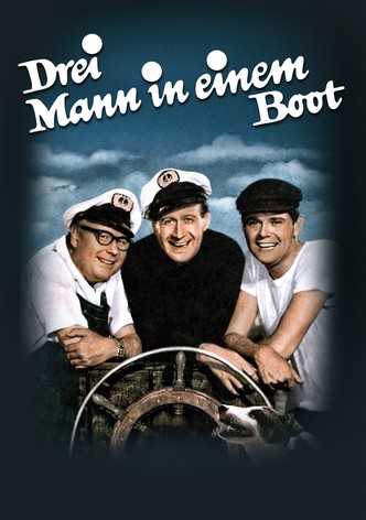 Drei Mann in einem Boot