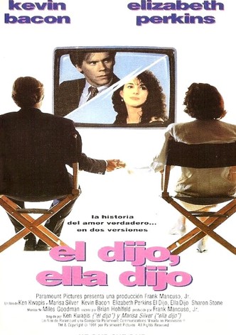 Él dijo, ella dijo