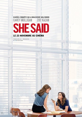 She Said