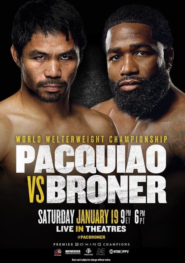 Manny Pacquiao vs Adrien Broner