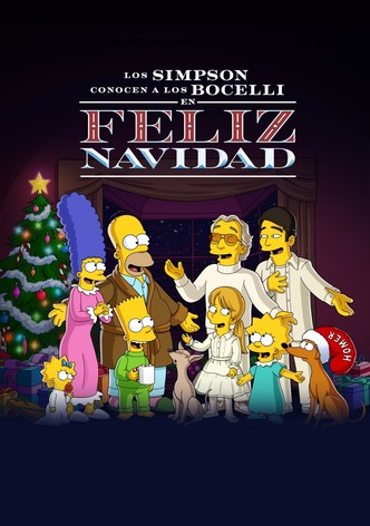 Los Simpson y los Bocelli en “Feliz Navidad”