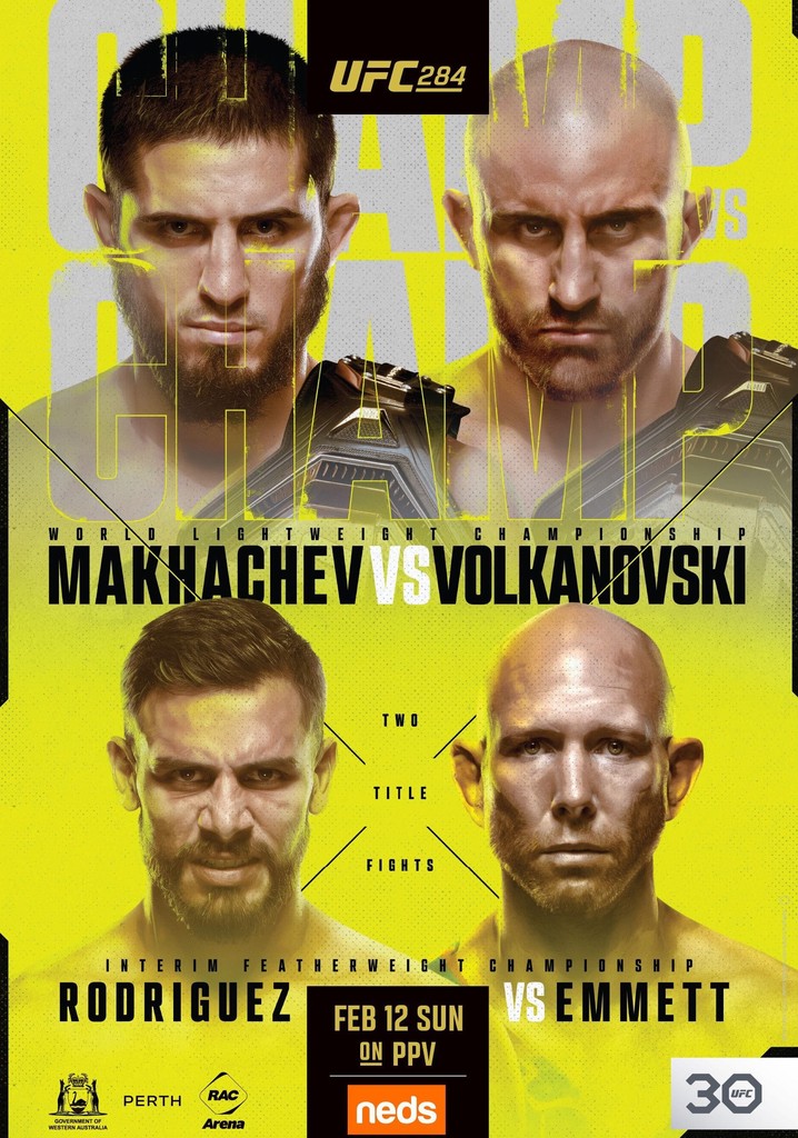 UFC 284: Makhachev vs. Volkanovski