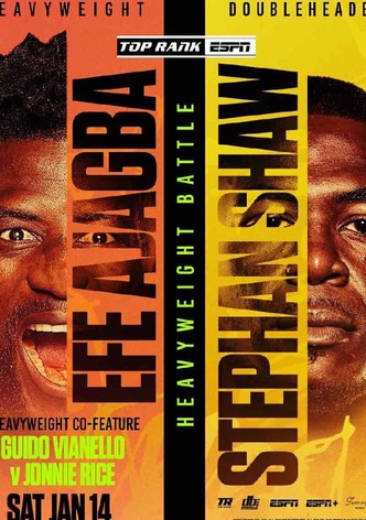 Efe Ajagba vs. Stephan Shaw