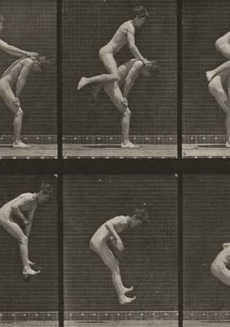 Boys Playing Leapfrog: Side View