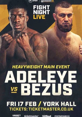 David Adeleye vs. Dmytro Bezus
