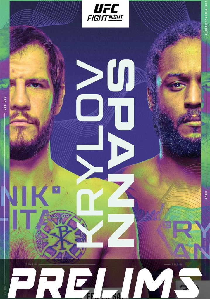 UFC Fight Night 220: Krylov vs. Spann - Prelims