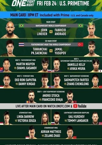 ONE Fight Night 7: Lineker vs. Andrade II