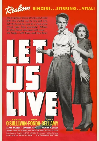 Let Us Live poster