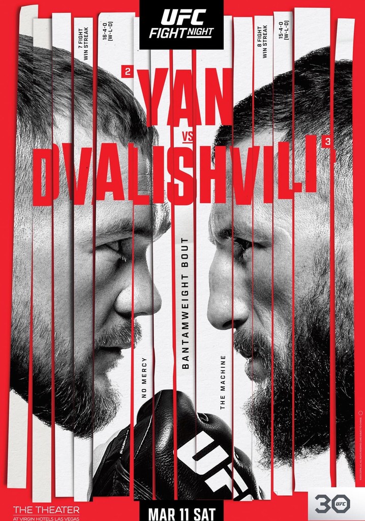 UFC Fight Night 221: Yan vs. Dvalishvili