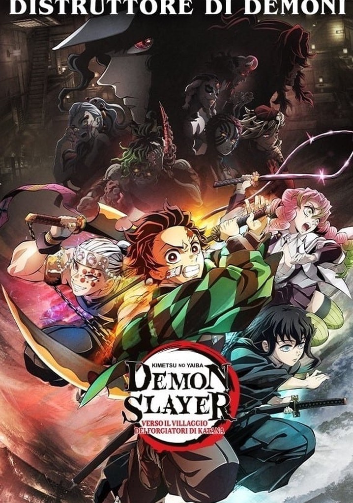 Demon Slayer Kimetsu No Yaiba Verso il villaggio dei di katana Demon Slayer Kimetsu No Yaiba Verso il villaggio dei di katana
