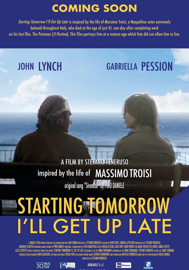 Starting Tomorrow, I'll Get Up Late