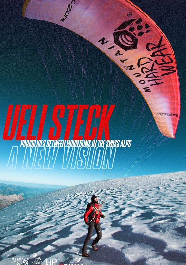 Ueli Steck - Paraglides Between Mountains In The Swiss Alps